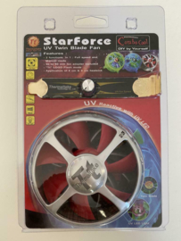 Thermaltake Starforce UV Silver twin blade LED fan 12V 3Pin