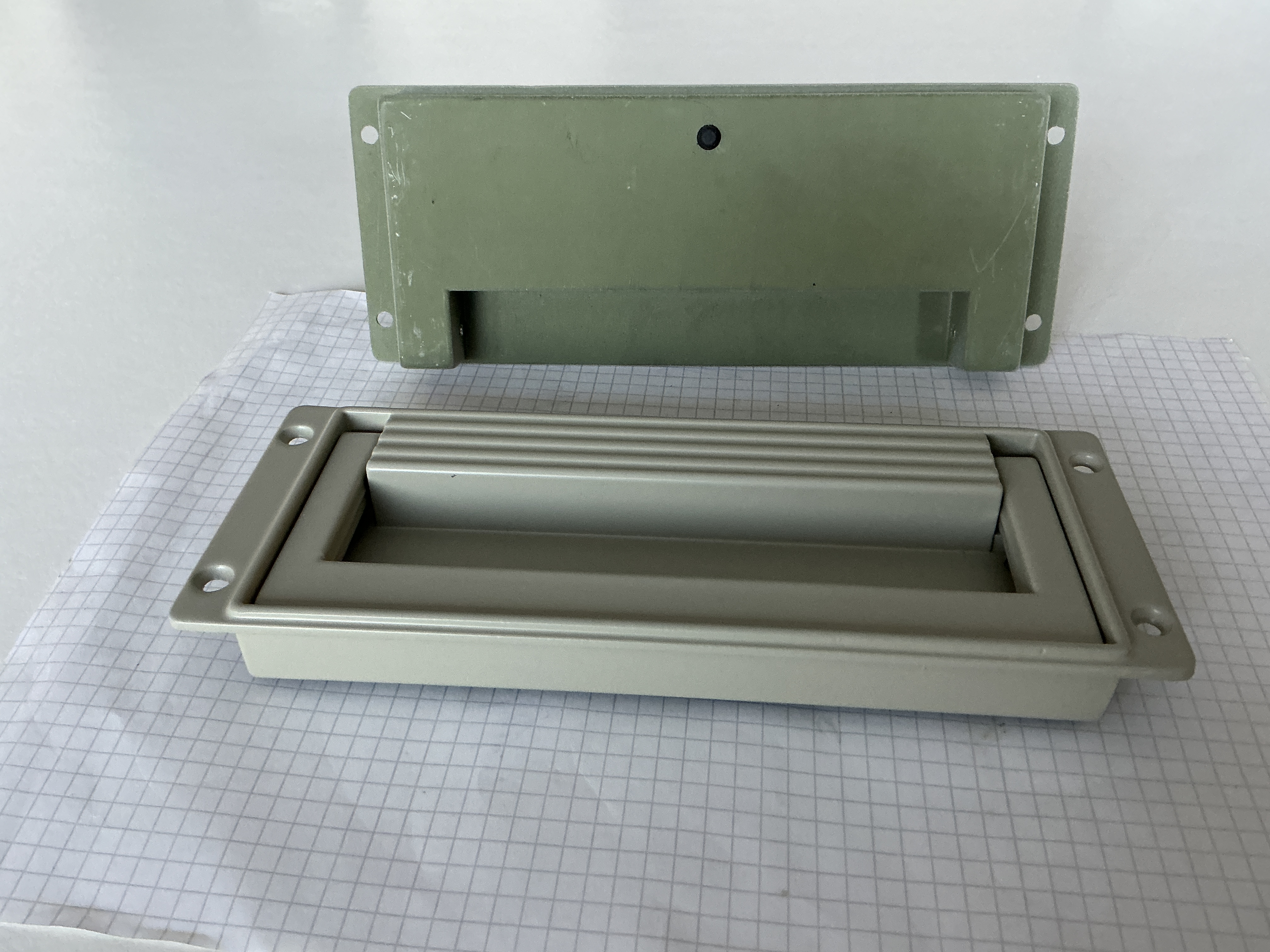 Inbouw handgrepen set 195mm x 75mm verzonken