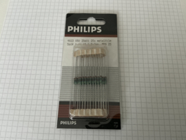 Philips 560R 0,6W 1% metaalfilm weerstand (25x)