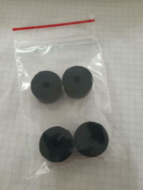 Universele apparaatvoetjes rubber 20mm set 4 stuks