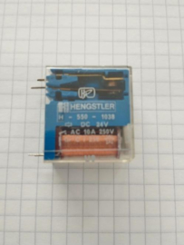 Hengstler H-550-1038 24V 10A 4p relais