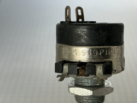 25K Lin potmeter met schakelaar metaal 6mm