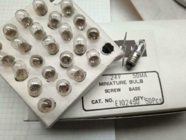 E10 24v 50ma lampje