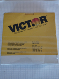 Victor 5,25"  diskette 10 pack 2S HD NOS