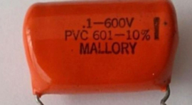 Mallory 100nf (0.1uf) 600v PCV 601 condensator