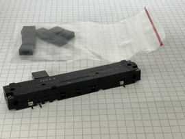 Knop voor schuifpotmeter 10mm zwart  10stuks
