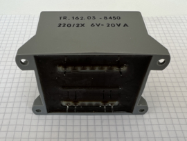 Trafo input: 220V output: 2x 6V 20VA