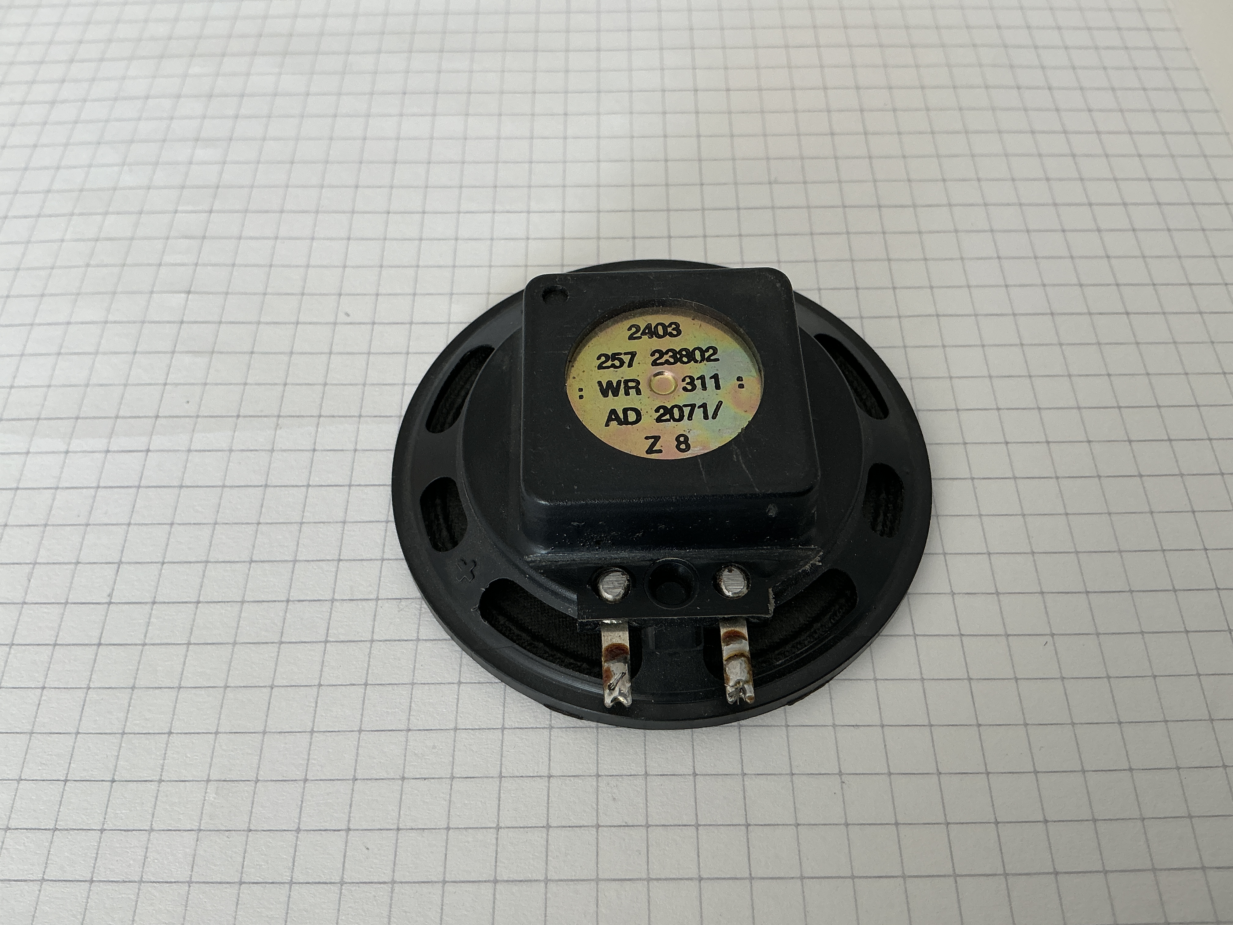 Philips AD2071/Z8  full range 64mm mini luidspreker 8 Ohm