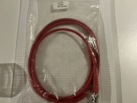 RG58 BNC male- male rood 2 meter kabel