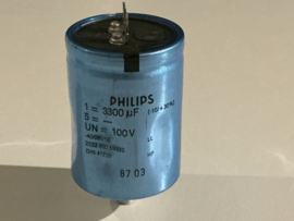 Philips 3300uf  100V elco 2222 050 69332