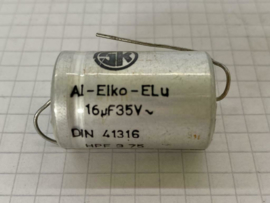 SK 16uF 35V elco 30X2mm