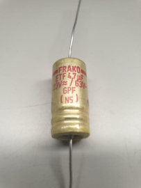 Frako bipolaire elco 4,7uf 63v