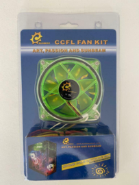 Sunbeam UV-green CCFL Fan 12v 3pin