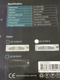 Enermax Mobile HDD Rack 3.5" SATA HDD UC-S106