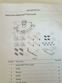 Asetek KT03-L20 10mm CPU watercooling starter kit NOS