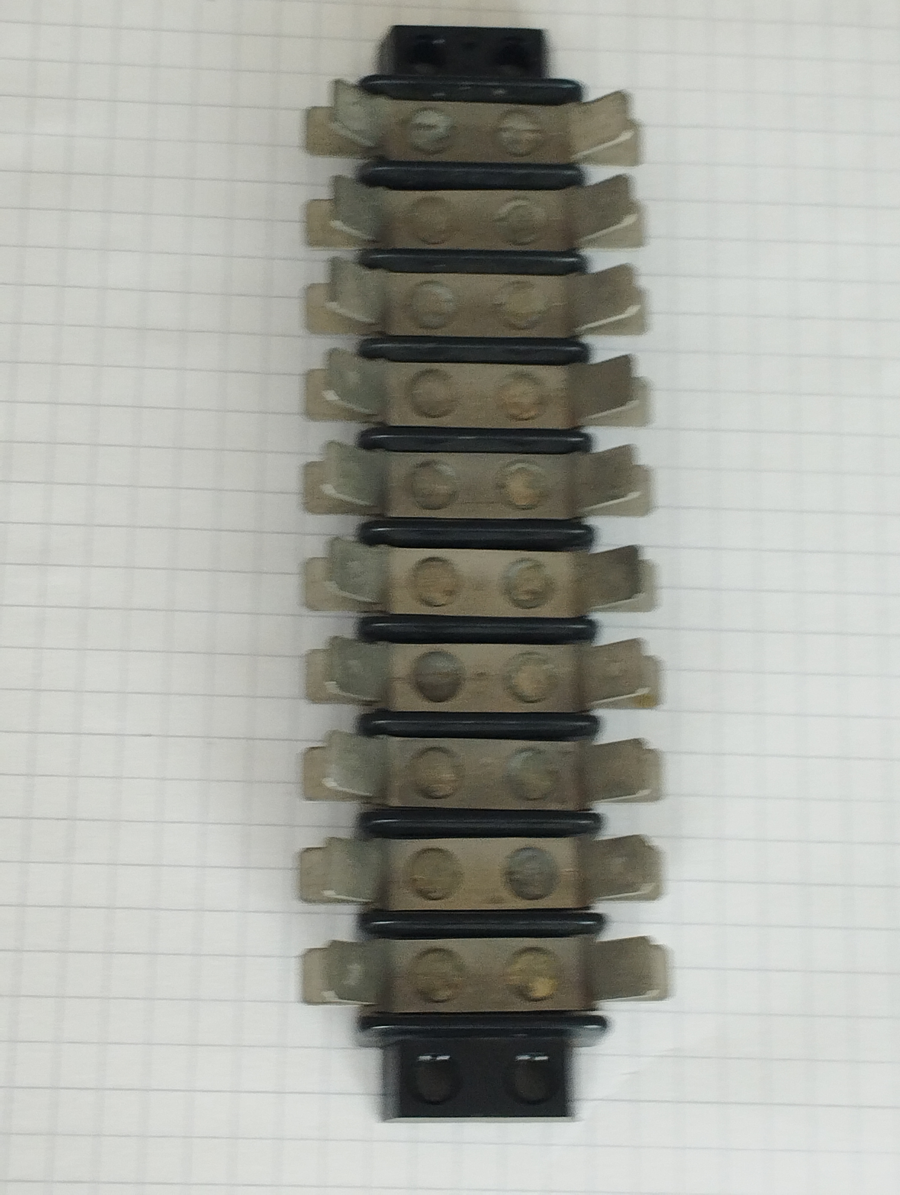 AMP stekker verdeelblok 10 polig 6mm dubbel