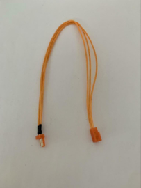 3pins case fan verlen kabel male female uv orange 30cm