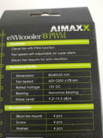 AIMAXX eNVicoolers8 PWM 80mm Super Silent