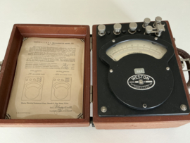 Weston inst corp. Milliammeter 0-75-150m-Amp (1949)