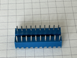 20p ic-voet blauw