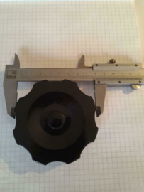 Knop 80mm voor Variac 8mm as