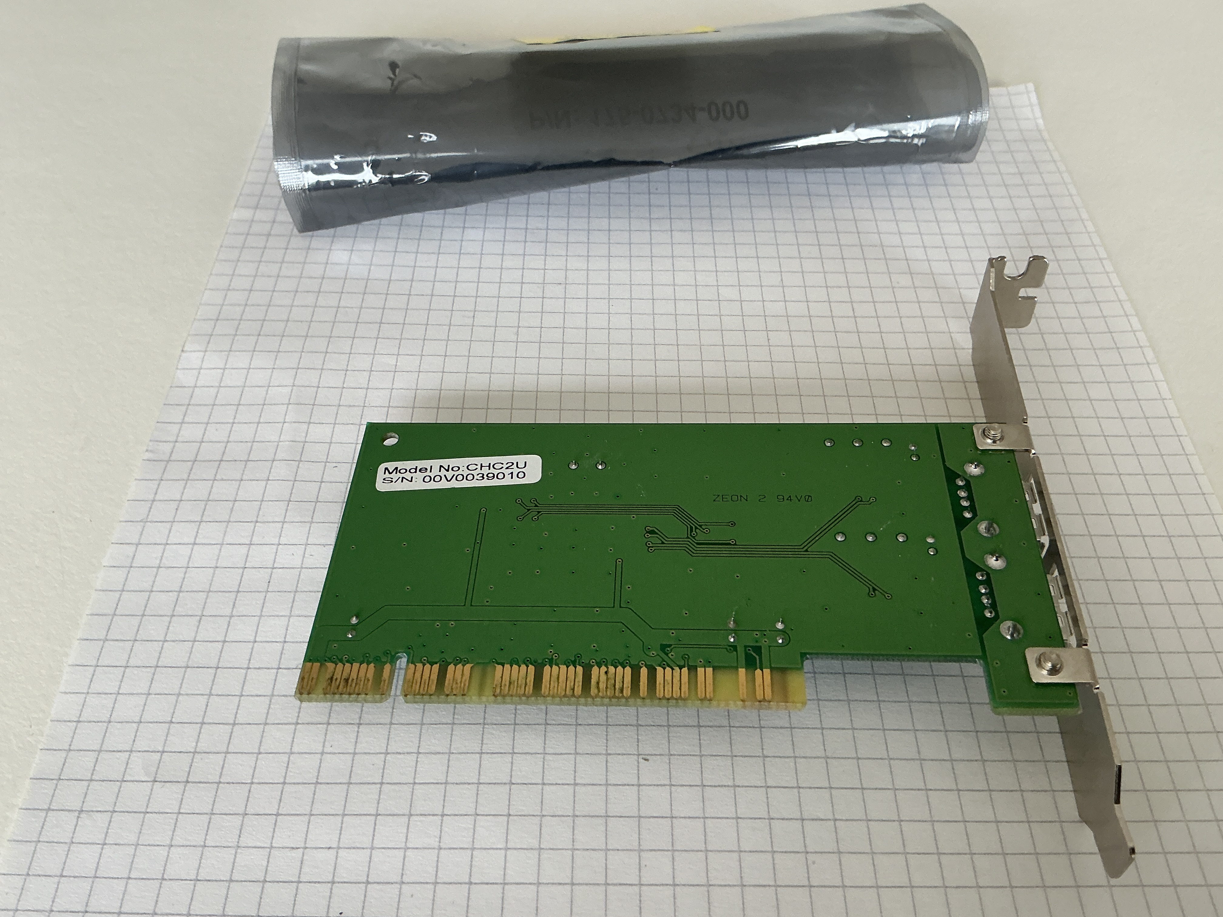 2X USB -> PCI USB2.0 PCI card