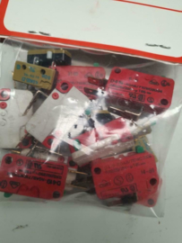 Microswitch assortiment 15x Cherry, Miltac