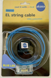Akasa external EL Light string cable USB2 connection blue  1,5m