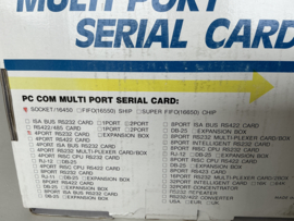 Mulit Port serial card ISA 8 bit 4x RS232 NOS