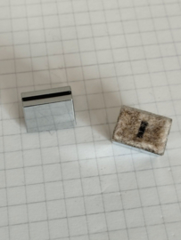 Knop voor schuifpotmeter 14mm chrome