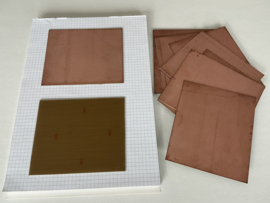 Enkelzijdige printplaat 127x 110mm ( 10 stuks)