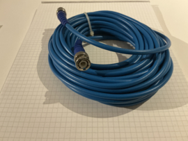 RG58 BNC male-male  blauw 10 meter kabel