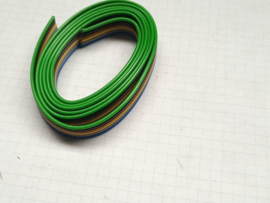 Regenboog bandkabel  6 polig 1mtr 0,5mm