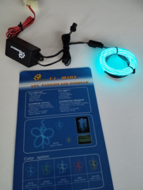 Sunbeam EL Wire flexible light blue