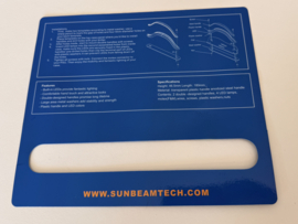 Sunbeam Led case handle clear green