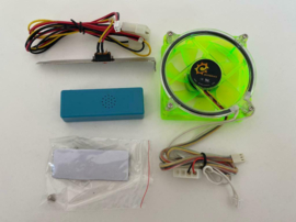 Sunbeam UV-green CCFL Fan 12v 3pin