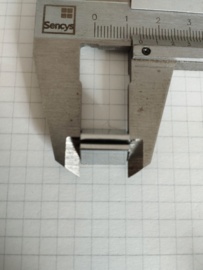 Knop voor schuifpotmeter 14mm chrome