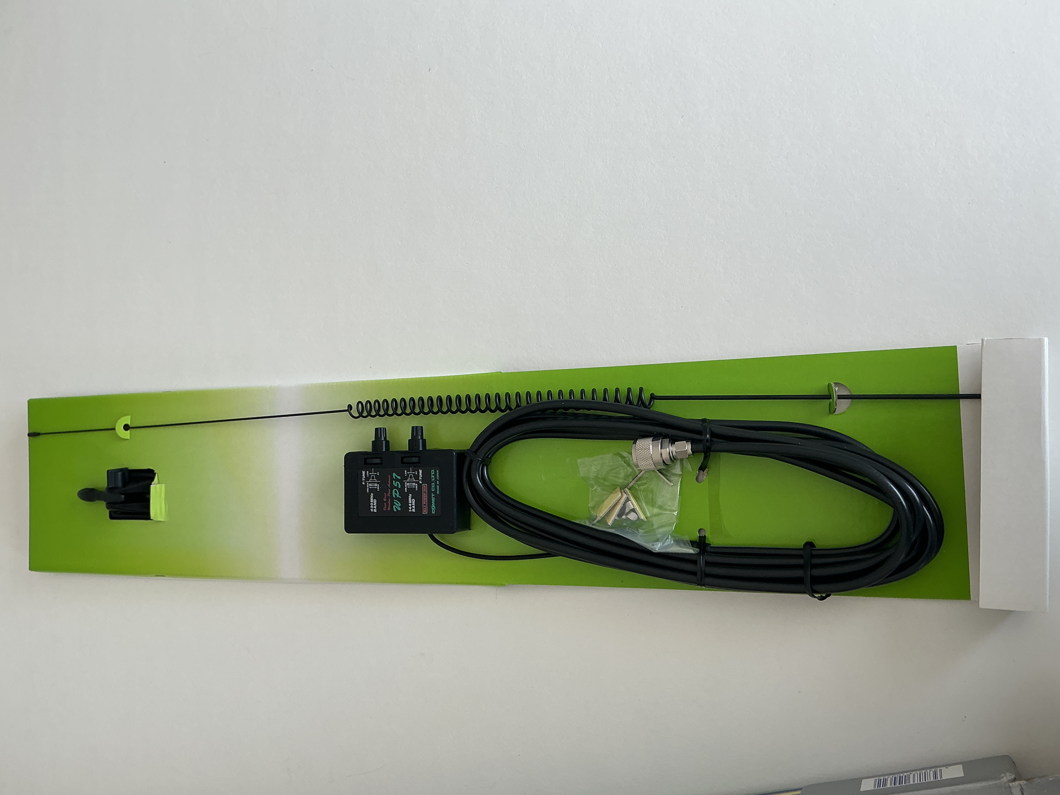 Comet WP57 mobiele antenne 144/430 MHz raam montage NOS