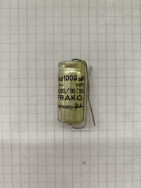 Frako 1000uF 16V elco 30X14mm