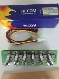 Recom Baybus6x 6 voudige universele 12v fan controller