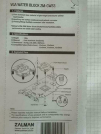 Zalman ZM-GWB3 VGA GPU waterblock universeel