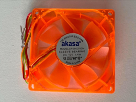Akasa AK-1760R-S UV case fan 8cm orange