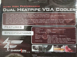 Zalman FATAL1TY FC-ZV9 DUAL HEATPIPE VGA COOLER