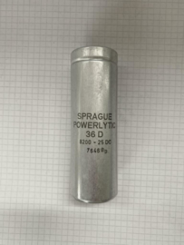 Sprague powerlytic 36D 8200uF 25V aluminium bekerelco