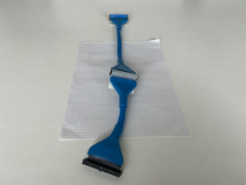 Akasa rounded IDE  cable blue 45CM 40P