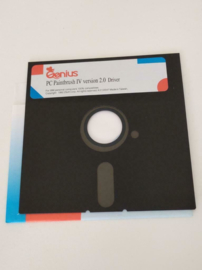 5,25 floppy disk DD NOS Genius software set  5 disks