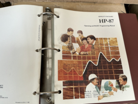 1982 Original Hewlett Packard HP-87 User Owner Manual