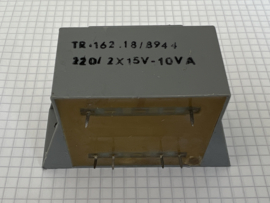 Trafo input: 220V output: 2x 15V 10VA