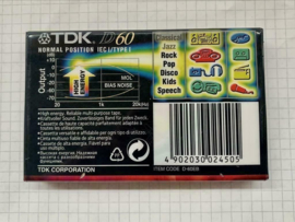 TDK D 60 cassettebandje