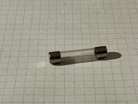 Glaszekering  0,5A 250v  6,3mm x 32mm